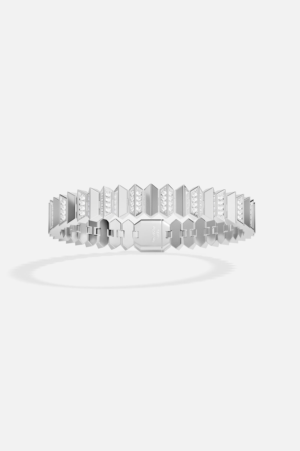 Bracelet Up and Down Blanc