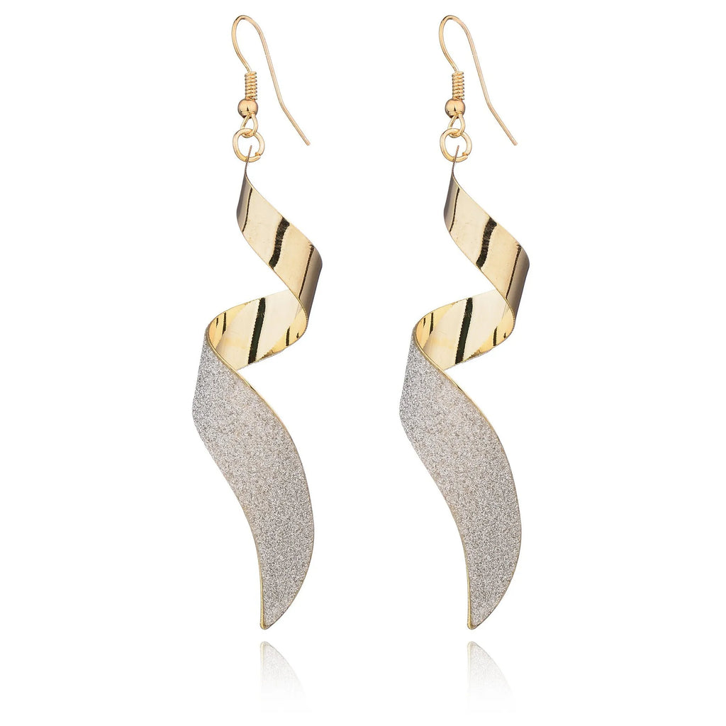 Boucles d'oreilles pendantes en acier inoxydable