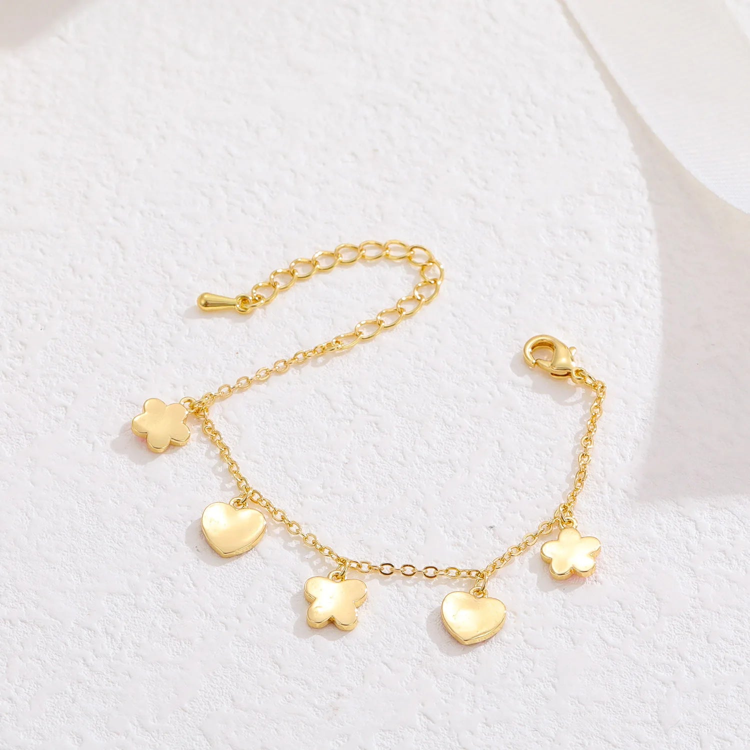 Bracelet Ajustable Cœur Papillon