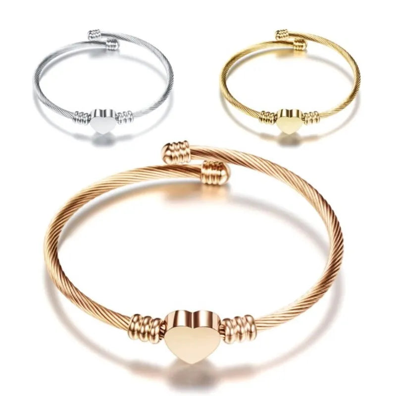 Bracelet Cœur Cristal Polyvalent