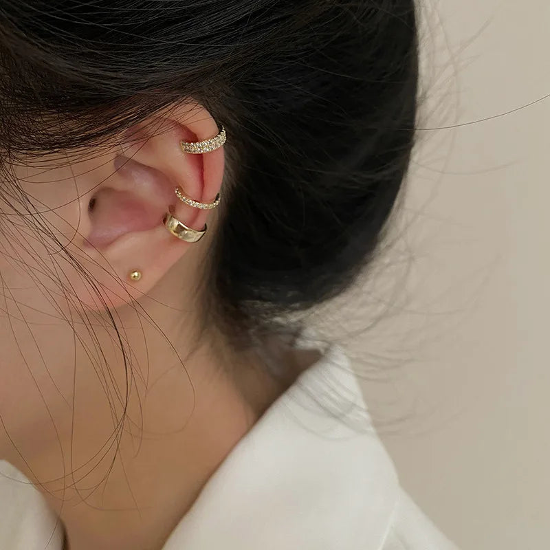 Boucles d'Oreilles Clips Délicates