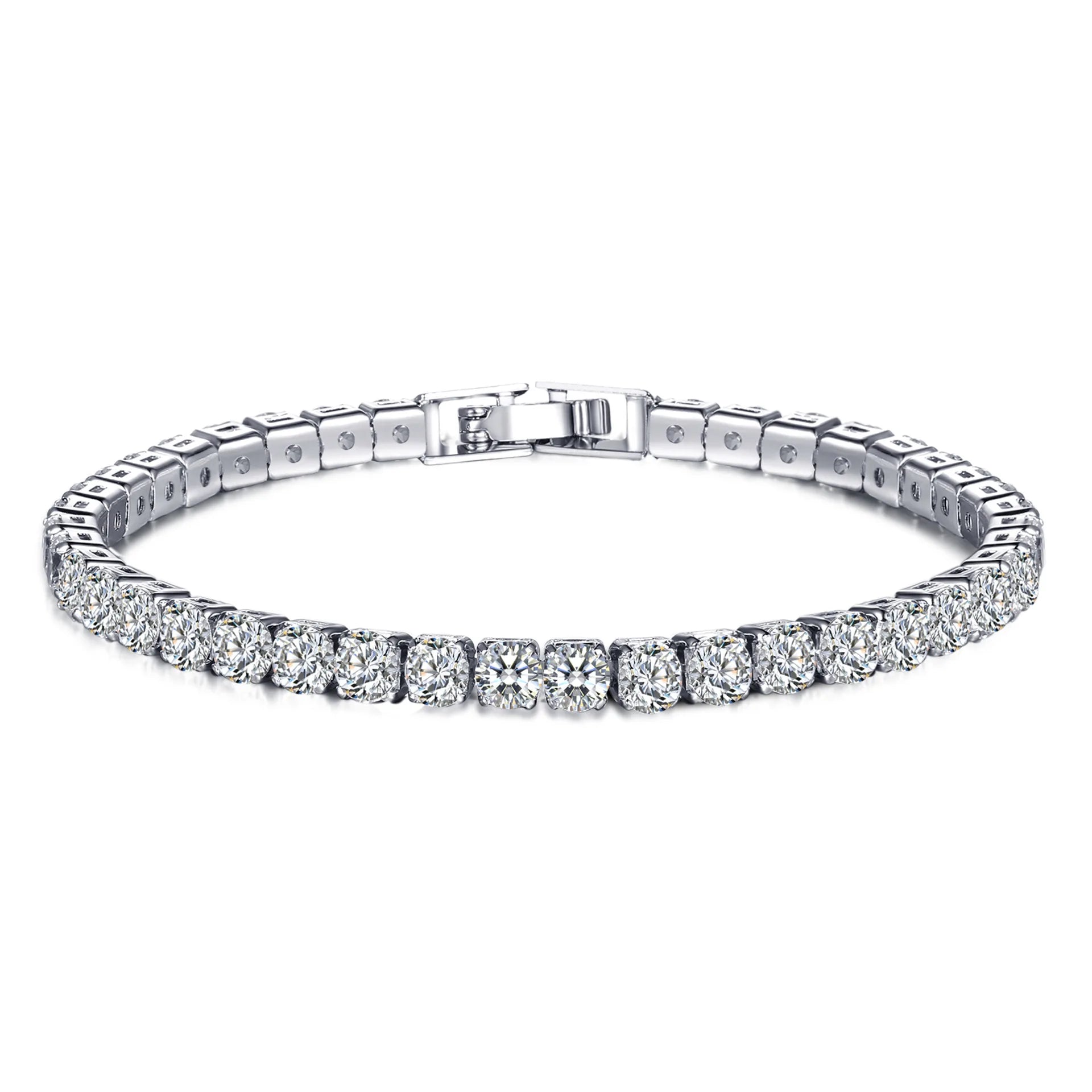 Bracelet Zircon Rang Simple ou Triple