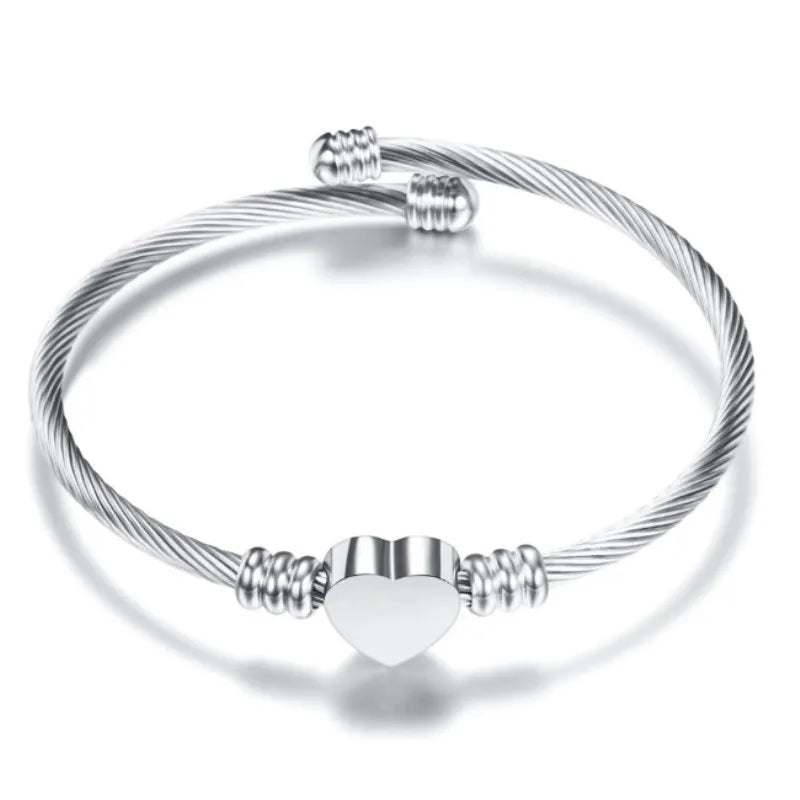 Bracelet Cœur Cristal Polyvalent