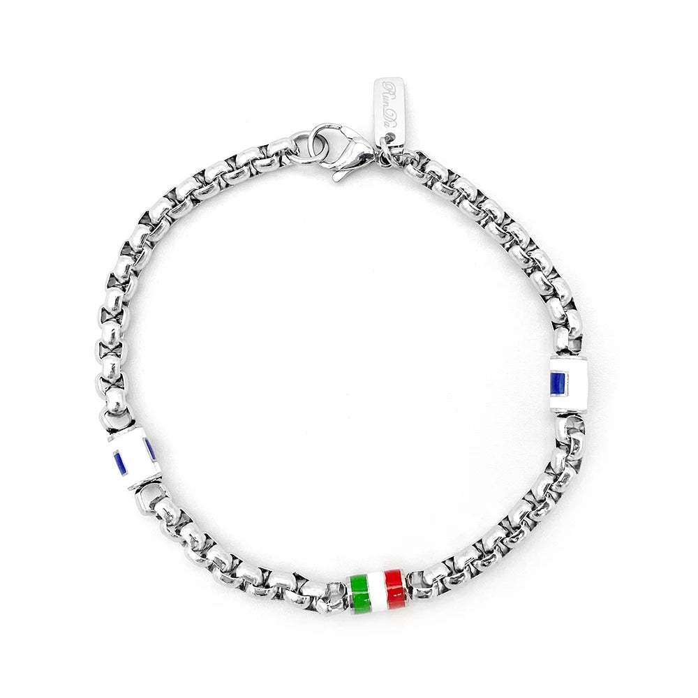 Bracelet drapeau italie