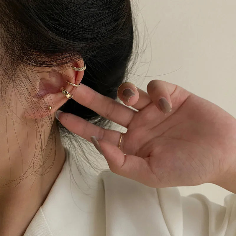 Boucles d'Oreilles Clips Délicates