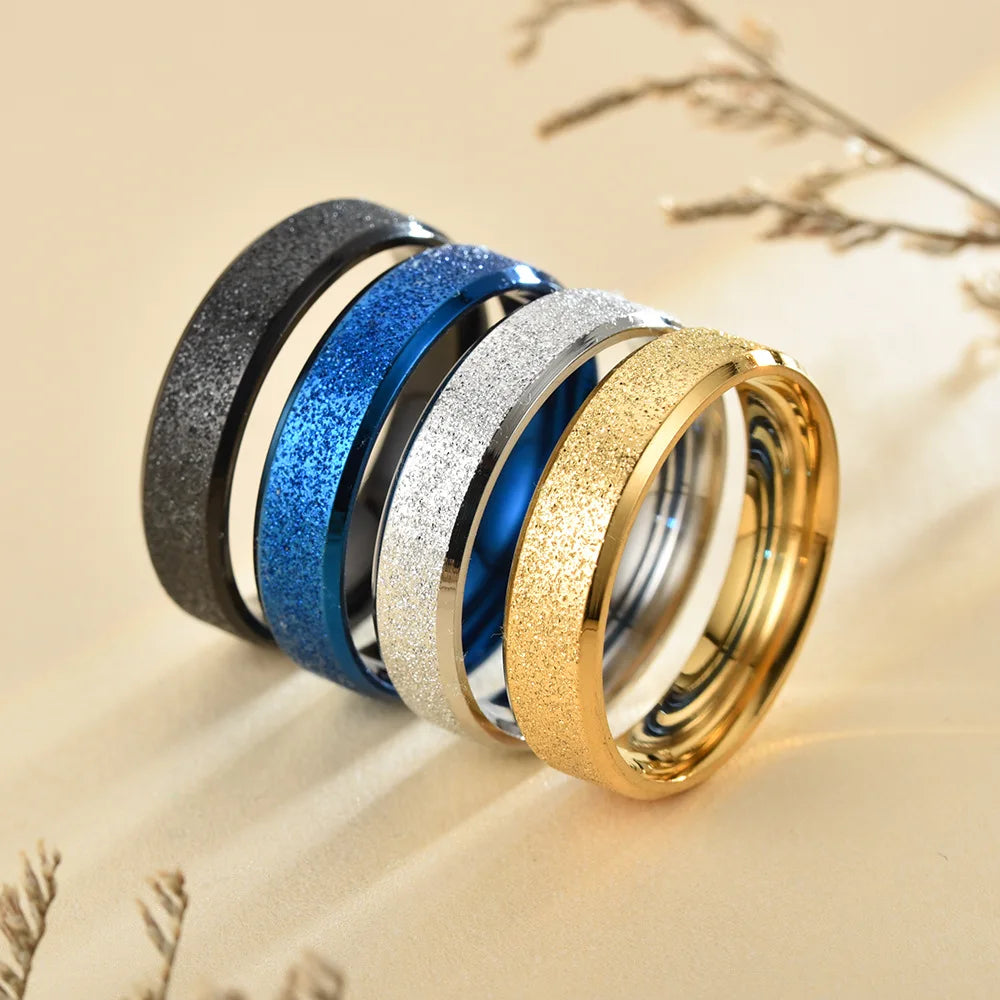 Bague Unisexe EternalBond en Acier Inoxydable Noir - Cadeau Idéal pour Anniversaires et Engagements