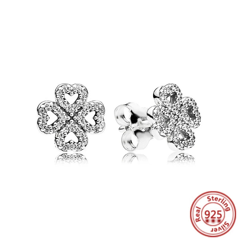 Boucles D'oreilles Assortiment Charmant en Argent