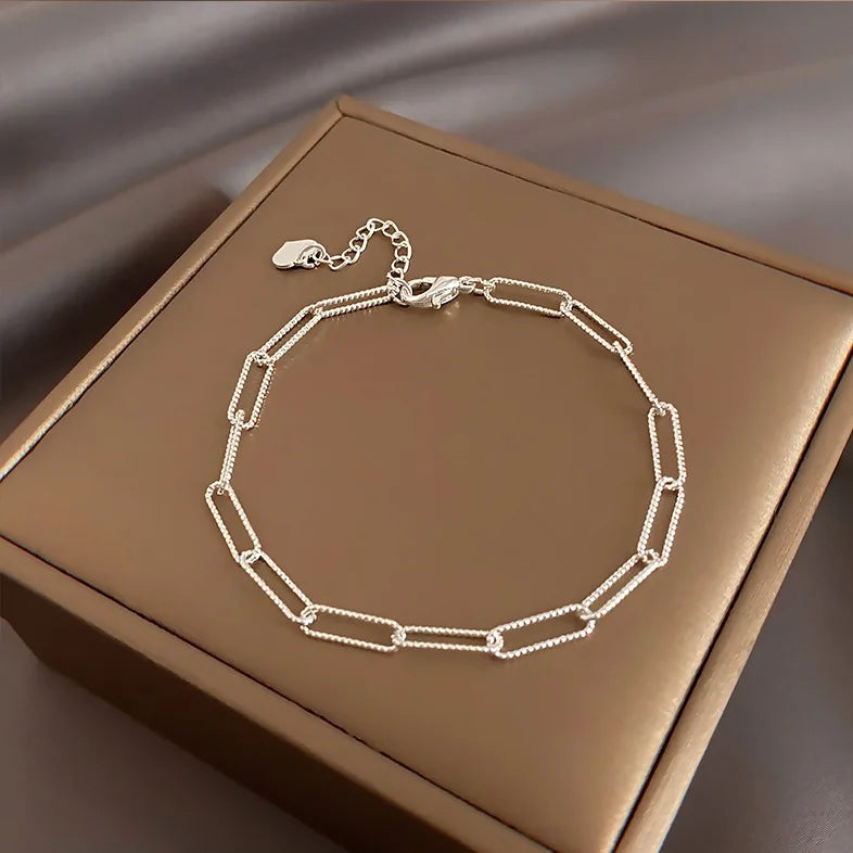 Stainless Steel Water Drop Shape Upper Arm Bracelet for Women Trendy Geometric Adjustable Bangles Vintage Simple Jewelry Gifts