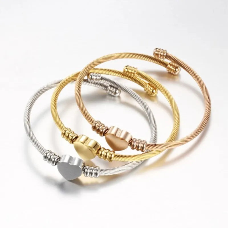 Bracelet Cœur Cristal Polyvalent