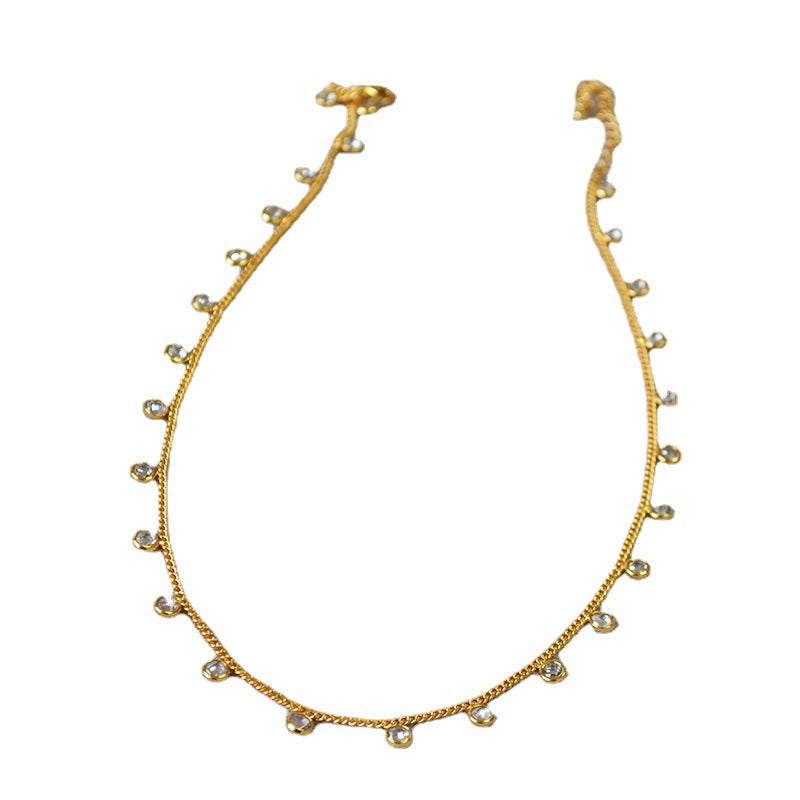 Collier Court Clavicule Chaine